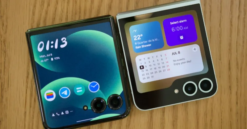 amsung Galaxy Z Flip 7 FE vs Motorola Razr 60 Ultra